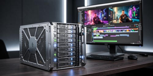 Storage de Alto Desempenho para Edição 4K e 8K;