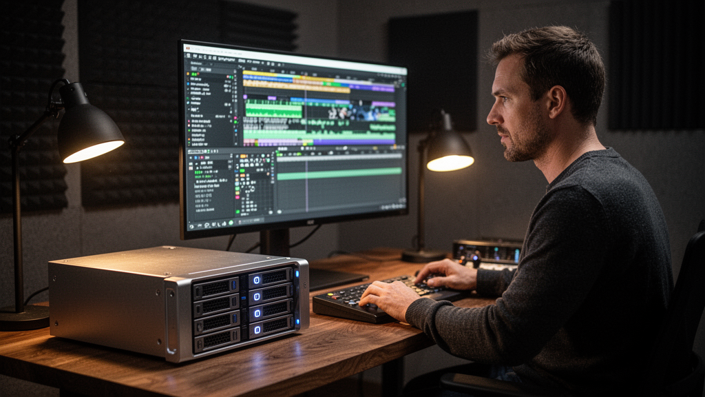 O que define um storage de alto desempenho para edição 4K e 8K?