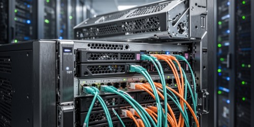 Storage Empresarial com Interface 10GbE e 25GbE;