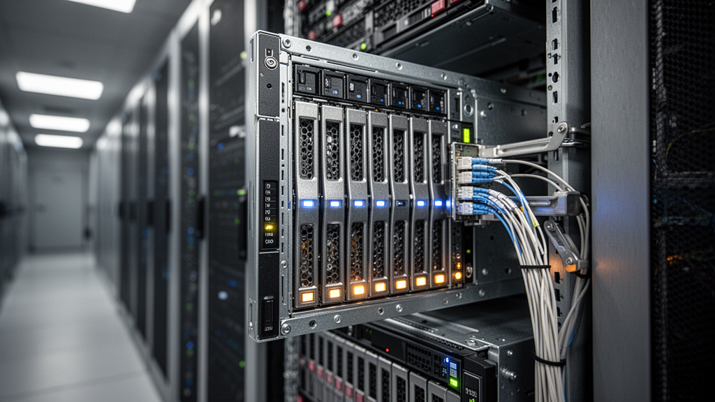 O que é um storage empresarial com interface 10GbE e 25GbE?