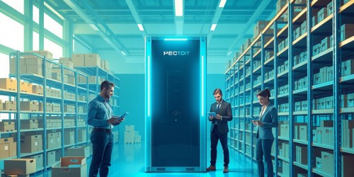 Servidor de arquivos no setor de logística