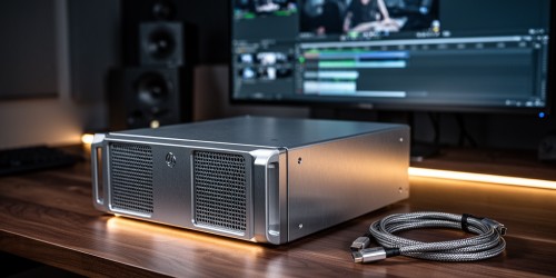 Storage Thunderbolt com velocidade de 20 a 120 Gbps para produtoras de vídeo;