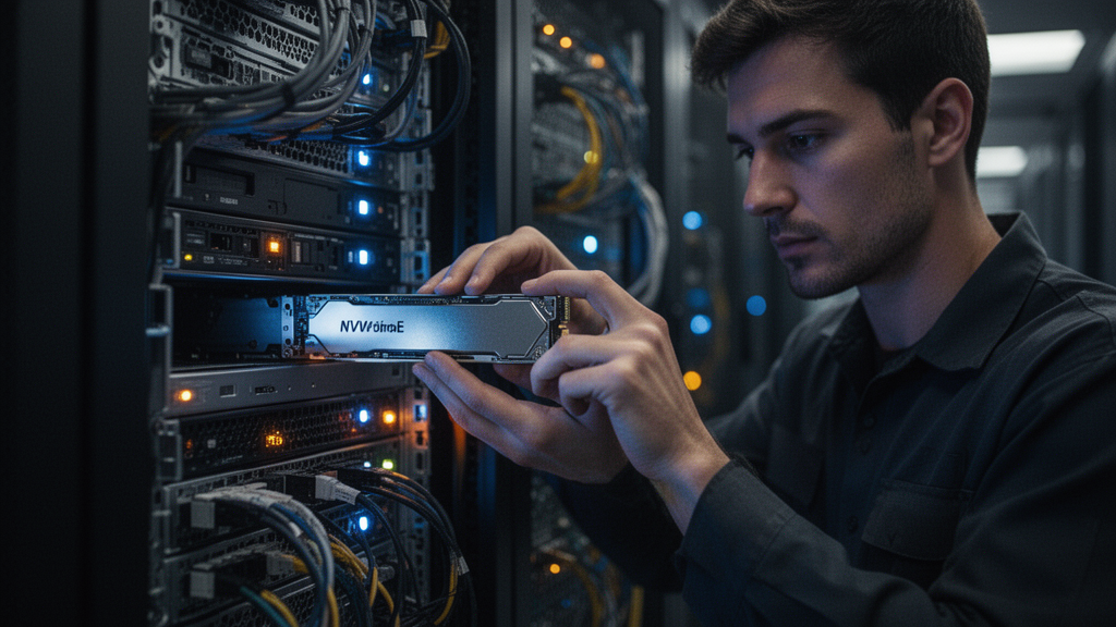 O que é um storage all flash NVMe para virtualização?