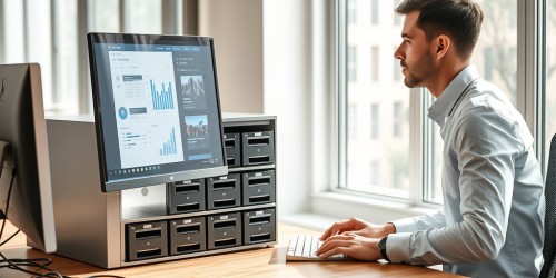 Storage Qnap com 10 baias Desktop