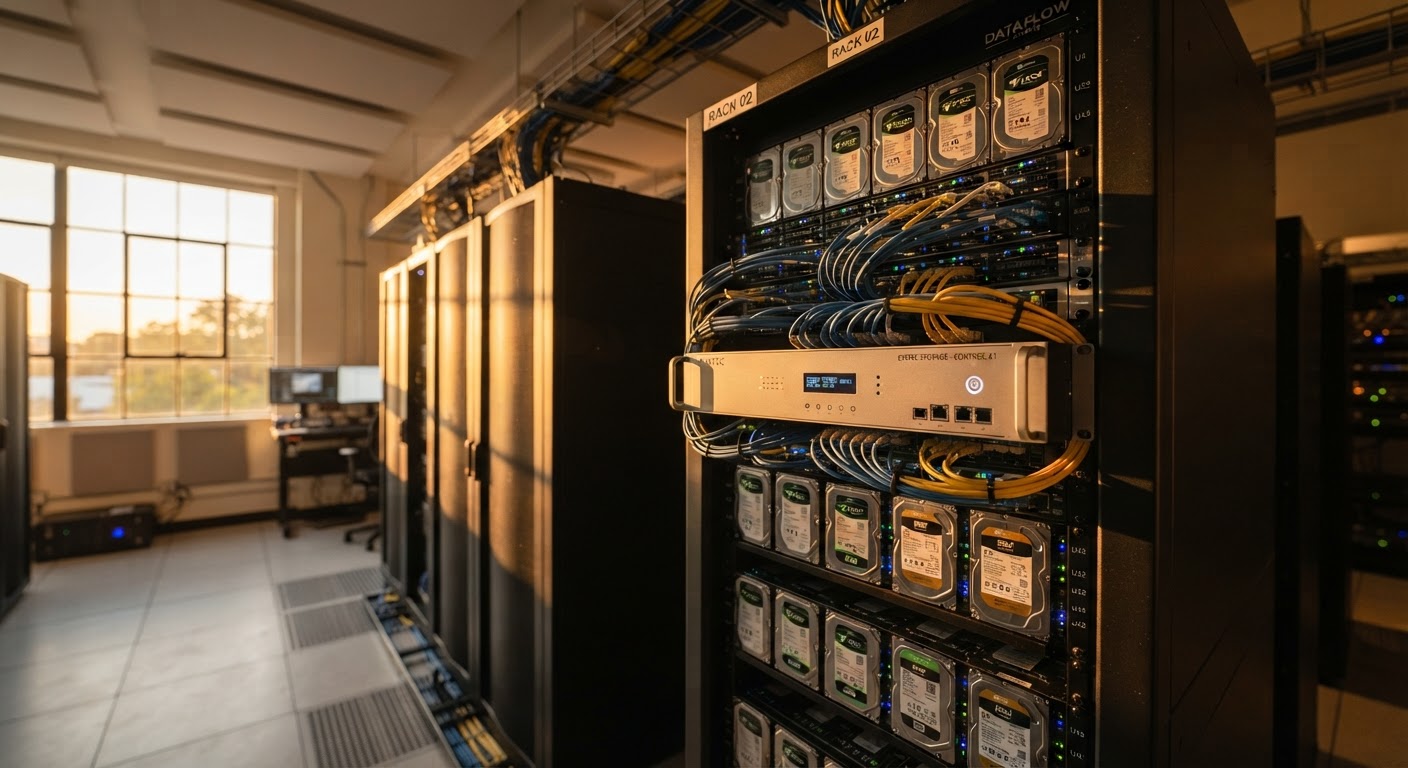 O Storage com controladora simples ou redundante em perspectiva