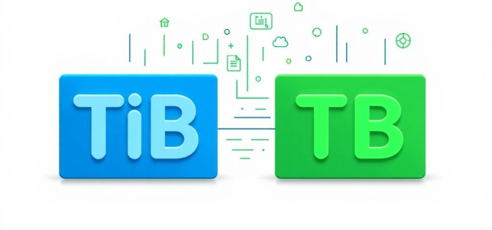 Diferenças entre terabyte e tebibyte: como calcular o tebibyte?