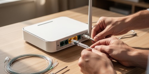 Como configurar internet banda larga em casa passo a passo