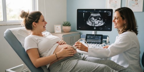 Posição do bebê e sua influência no ultrassom morfológico
