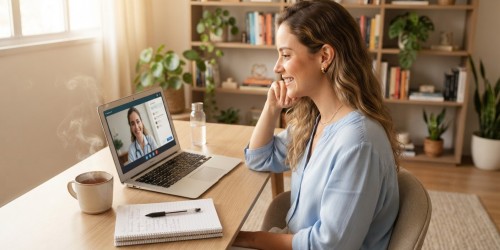 Consulta com ginecologista online para dúvidas sobre cólicas