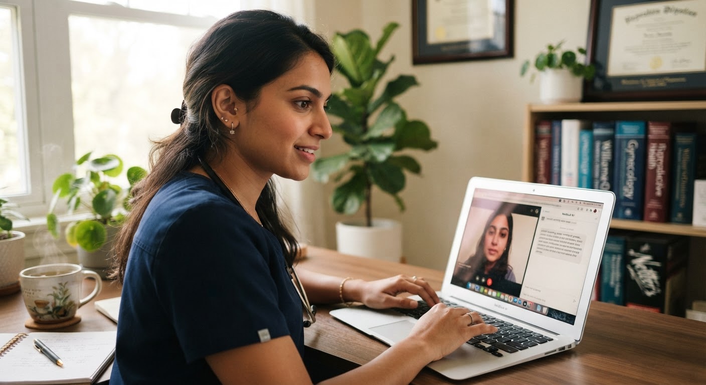 Como funciona a consulta online com ginecologista