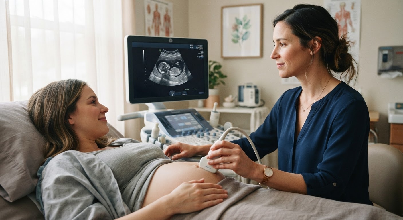 Como o bebê é avaliado durante o exame