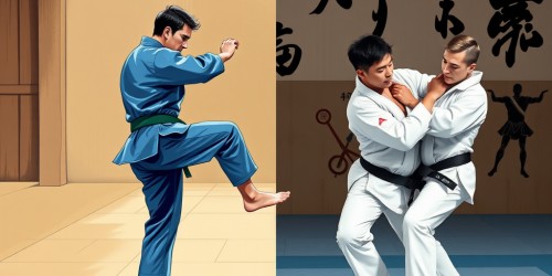 Qual a diferença entre Judô e Jiu-Jitsu​?