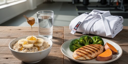 Nutrição para praticantes de Jiu-Jitsu: o que comer antes e depois dos treinos