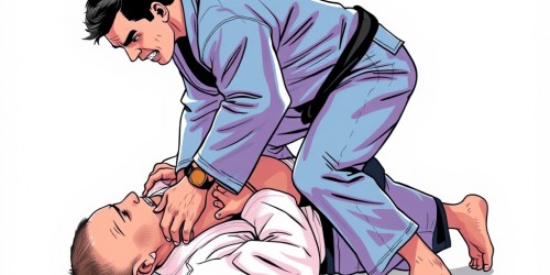 O que é joelho na barriga no Jiu-Jitsu e como aplicar com pressão?