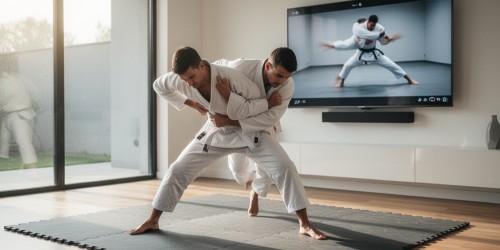 Como escolher as melhores aulas de jiu-jitsu online para treinar em casa com eficiência