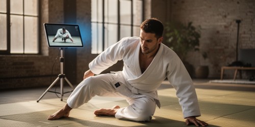Como corrigir seus erros técnicos treinando sozinho com o suporte de aulas de jiu-jitsu online