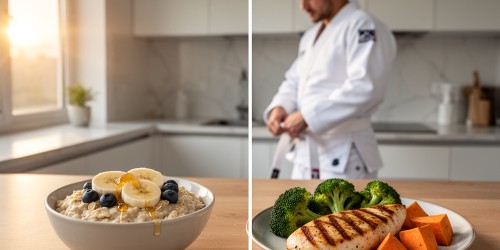 Guia completo de nutrição para atletas de Jiu-Jitsu: o que comer antes e depois