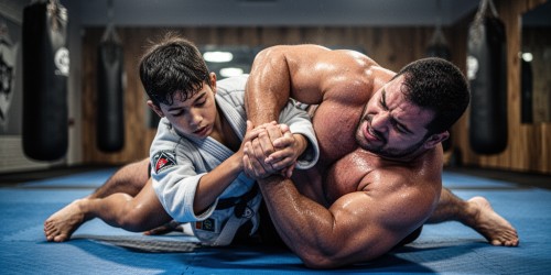 Como aplicar as melhores técnicas de Jiu-Jitsu para finalizar adversários maiores