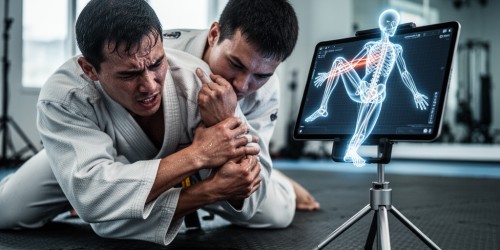 Dores e limitações no tatame: Como o treinamento personalizado online corrige sua técnica