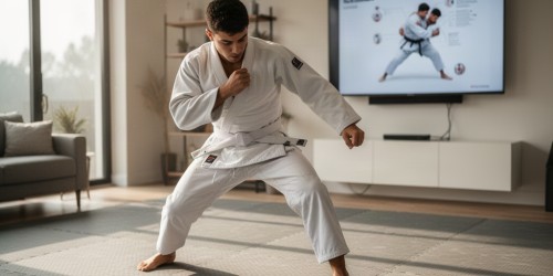 Guia completo: como funciona o treinamento de Jiu-Jitsu online para iniciantes