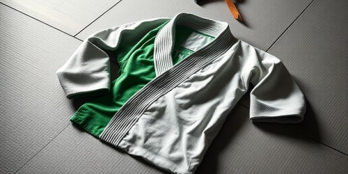 Faixa Verde e Branca no Jiu-Jitsu