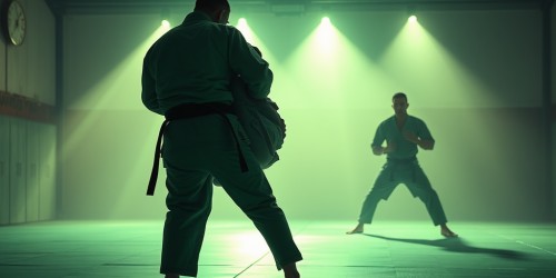 Faixa Verde e Preta no Jiu-Jitsu