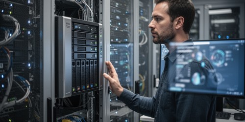 O que é storage NAS para IA local e como ele organiza os dados da operação?