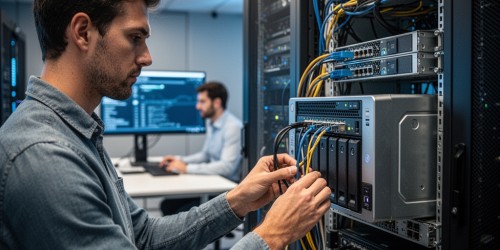 Como usar storage NAS para IA local com documentos corporativos?