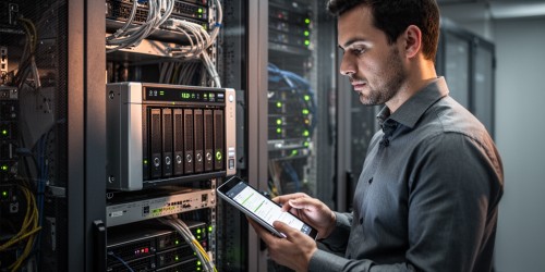 Como estruturar backup para IA local em empresas com dados sensíveis?
