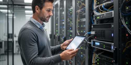 Onde o servidor NAS se conecta à rotina de dados de uma IA corporativa?