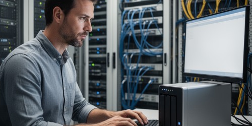 Como fazer backup de arquivos de IA com storage NAS QNAP?