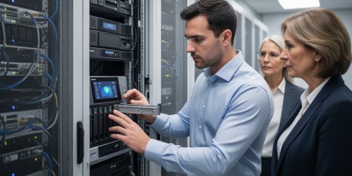 Backup da base documental de IA com servidor NAS QNAP