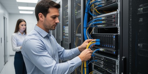 Retenção de dados de IA local com Storage SAN/NAS Infortrend
