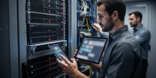Backup de bases documentais de IA on-premises com Infortrend