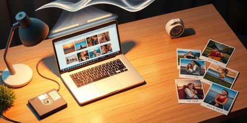 Como fazer backup de muitas fotos?