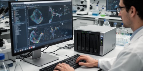 Como o servidor NAS melhora o compartilhamento de dados em bioinformática