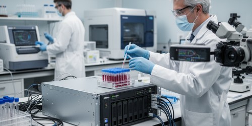 QNAP para ChIP-seq com backup e organização de arquivos
