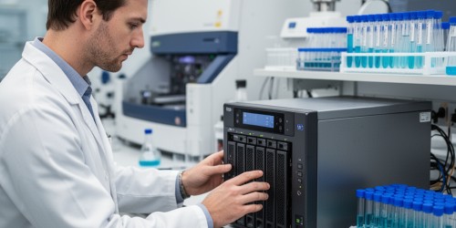 QNAP para backup de arquivos FASTQ e BAM