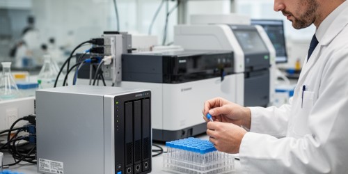 QNAP para dados brutos e processados de sequenciamento genético