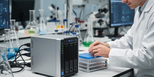 QNAP para proteção de arquivos usados em pesquisa molecular