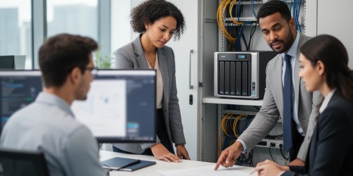 Storage NAS para equipes que trabalham com muitos arquivos ao mesmo tempo