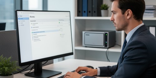 Como o storage NAS ajuda a controlar permissões e acessos aos arquivos