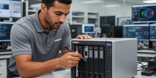 4 servidores NAS QNAP para diferentes volumes de dados