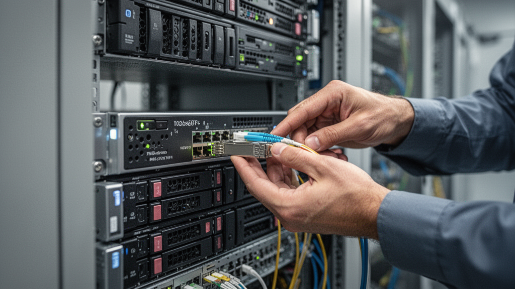 A transição para redes de 10GbE