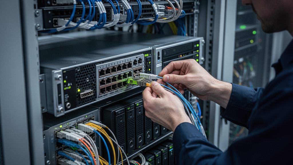 A transição para redes de 10GbE