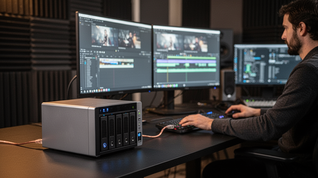 TS-432X para edição direta na rede