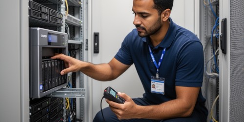 Como separar produção e backup com storages QNAP