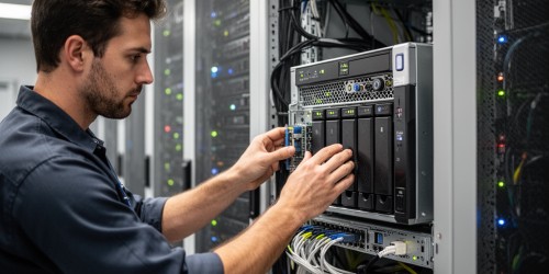 NFS em storage QNAP para aplicações e servidores Linux