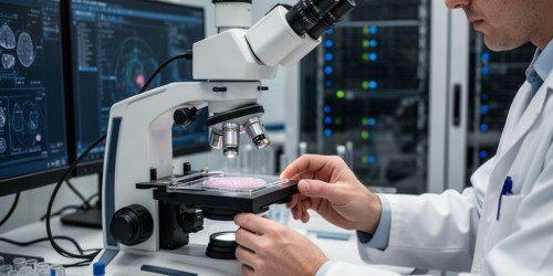 Como a visão computacional é aplicada à patologia?