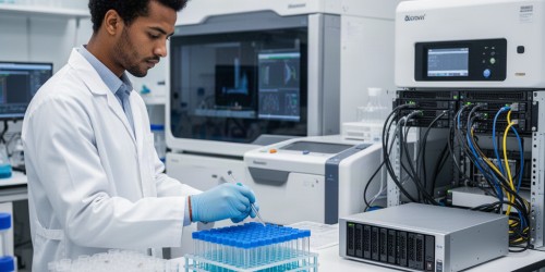 Storage NAS QNAP para laboratório de sequenciamento genético